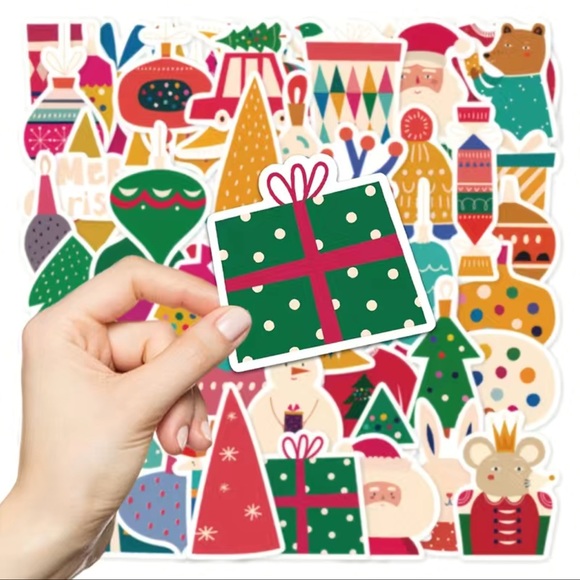 64pcs Christmas Decoration Stickers - Picture 5 of 9